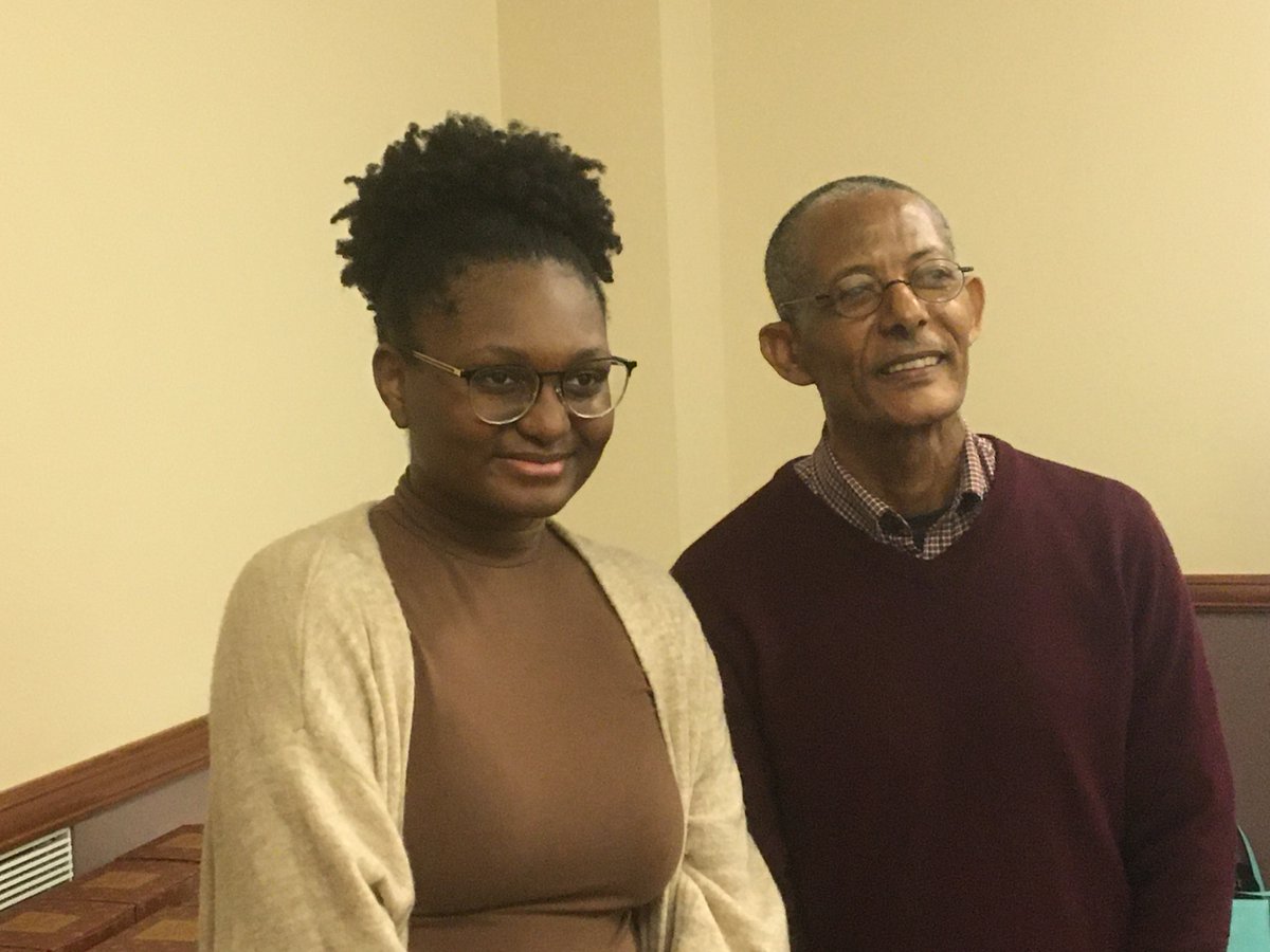 Congratulations to our <a href="/ucabears/">University of Central Arkansas</a> Outstanding Students in International Studies, Public Administration, and Political Science! 

International Studies: Vanessa Rogers-Wright (pictured) and Kenny Vo. 

With Dr. Gizachew Tiruneh.