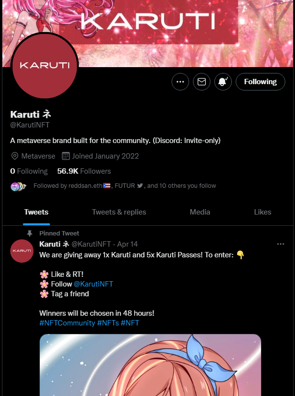 CanosNFT's tweet photo. @KarutiNFT Notification! https://t.co/yaHQsWLeBa