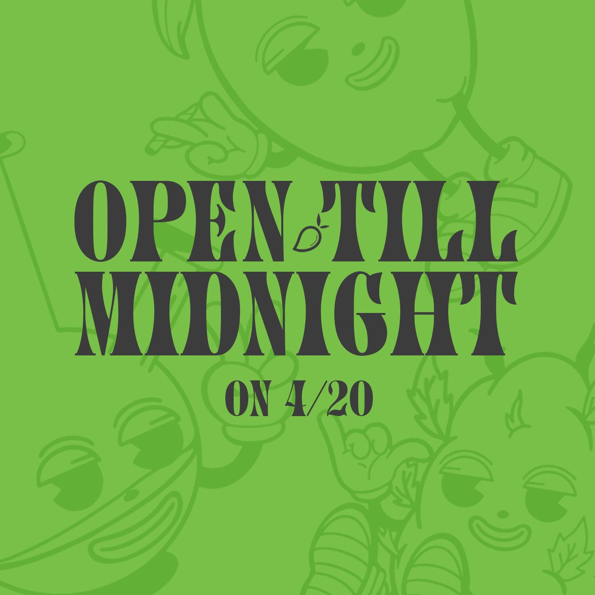 We'll be here all night #MangoFam! OPEN TILL MIDNIGHT ON 4/20

#420mangofriends #okcannabis #cannabiscommuntiy