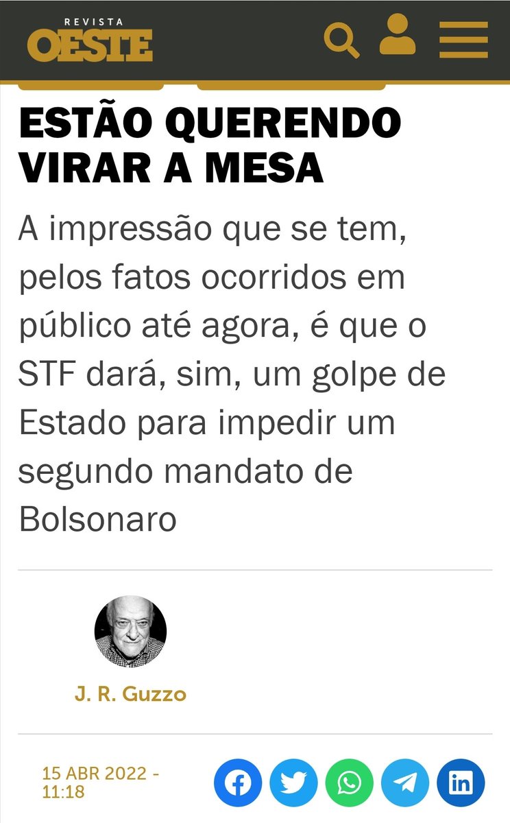 Eu também tenho essa impressão.