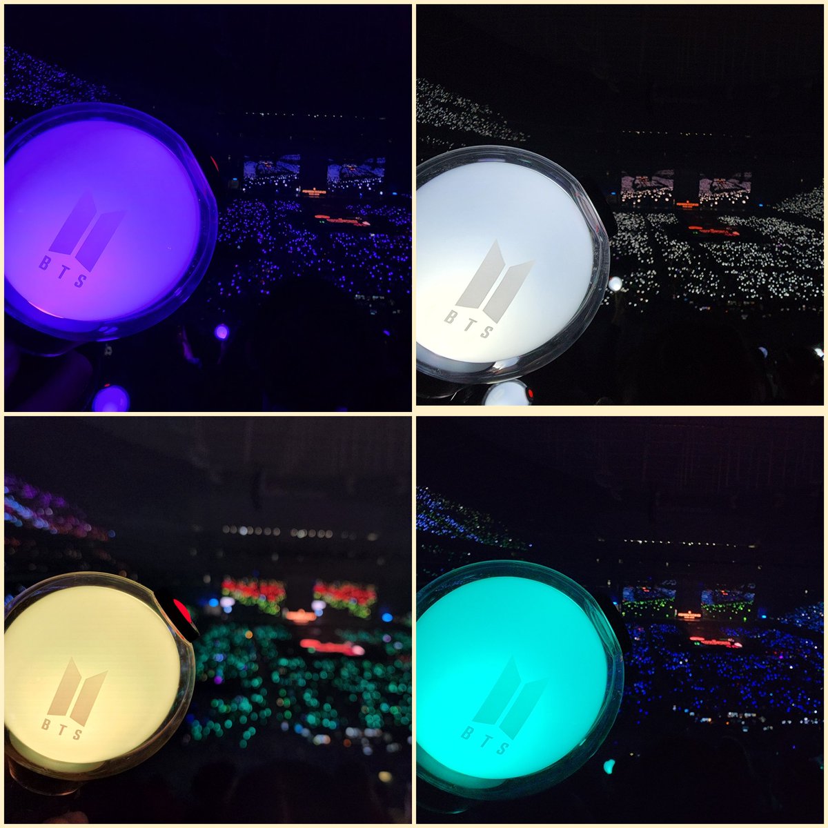 blade_sasha's tweet photo. Got 2 new Army bombs on D3 and had to capture the beautiful colors.💜🤙#Borahaegas #btsvegas https://t.co/Gzn3T8sqvE