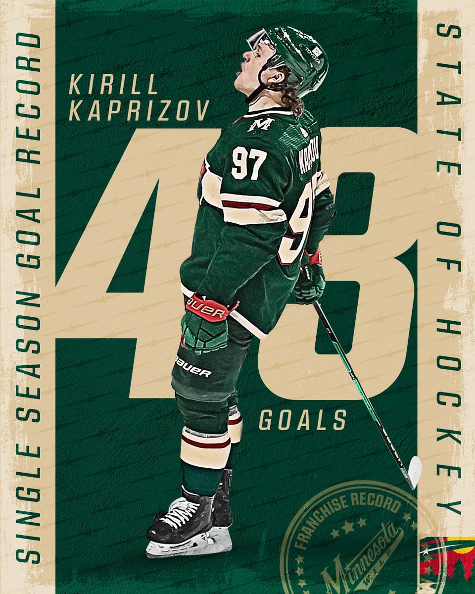 OPA!!!! And only season no. ✌️.

Congrats, Kirill! #mnwild