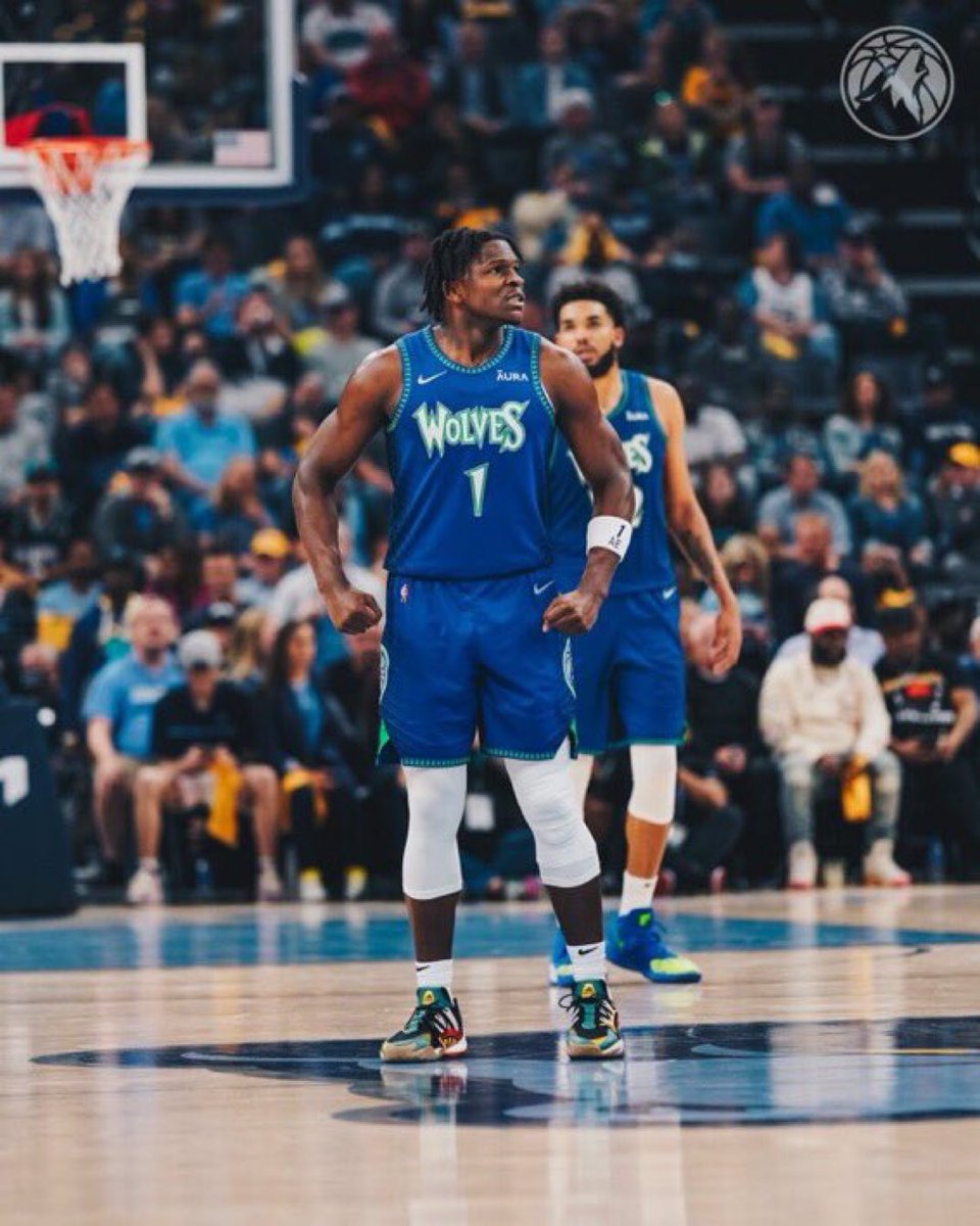 Anthony Edwards just became the 4th youngest player in #NBA history to make a 30-point playoff game.

 31 and counting!

 We are watching history unfold.