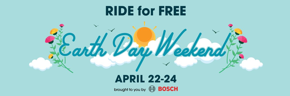 BrowardBcycle's tweet image. April 22-24, unlock the free Bosch Day Pass, a 3-day pass that gives you access to unlimited 60 minute trips all weekend!