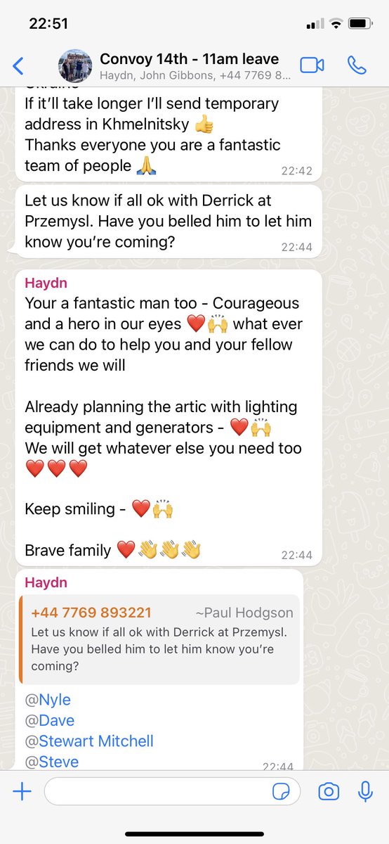 Just some Boys who have driven 4 Vans from Leeds to Lvivi from Thursday and across all borders to give Aid - fucking IMMENSE!!