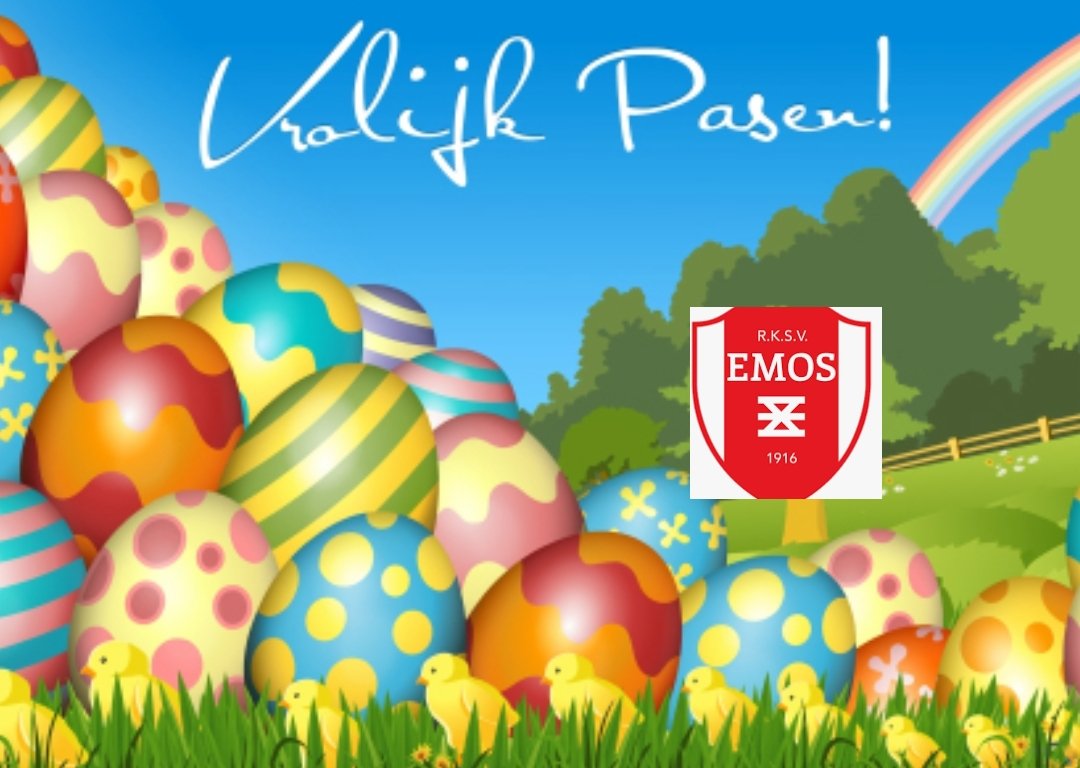 RKSV EMOS wenst iedereen hele fijne Paasdagen 🐣