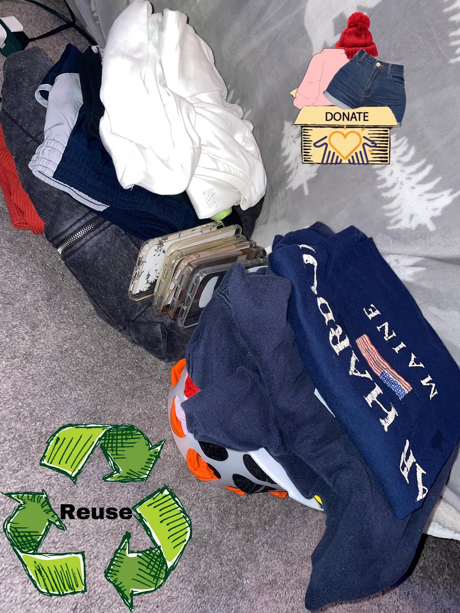There are many different ways to dispose of items you may not want anymore. Try donating clothing items to places like Goodwill or Savers. This way items can be reused which is very energy and carbon positive from a sustainability standpoint! #365challenge #SpringCleaning