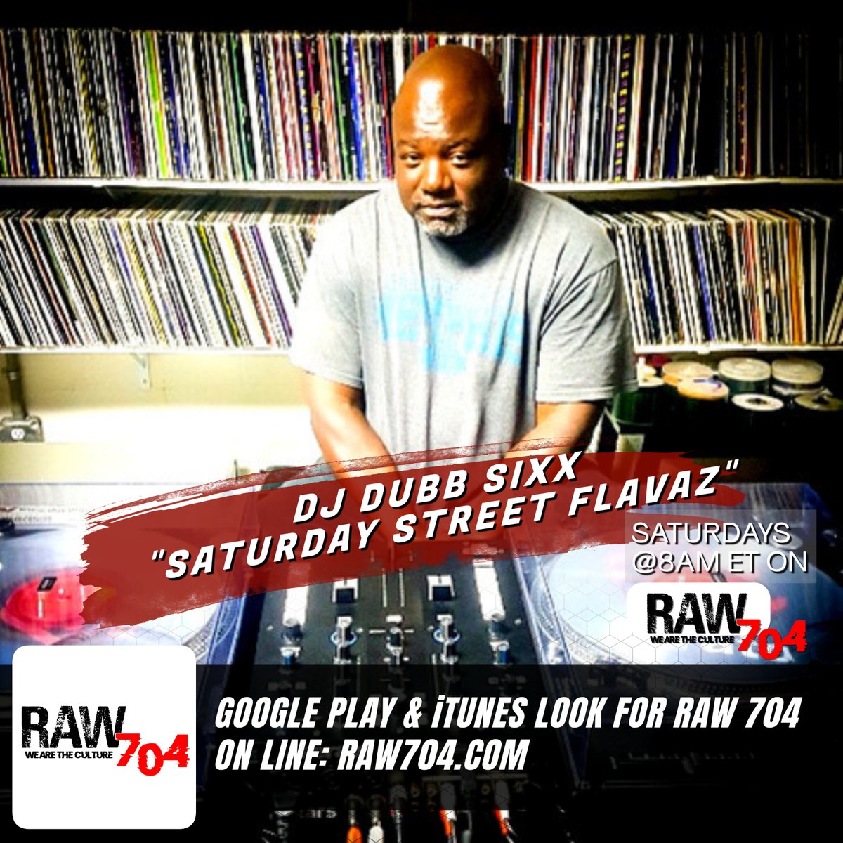 djdizzideelive's tweet photo. It’s DJ Dubb Sixx bringing you “Saturday Night Street Flavaz”, Sat’s @ 8PM ET on RAW 704. Be there!
***ONE CLICK LISTEN NOW***
https://t.co/tiwMjDa4cS
**GET THE APP HERE**
https://t.co/sswF1z5ZWa
#djs #hiphop #music #radio #RAW704 #legacymusic #rap #listen #live https://t.co/WKqqctnhxR
