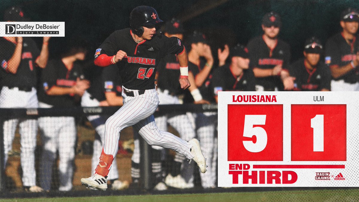 Louisiana Ragin’ Cajuns® Baseball (@ragincajunsbsb) on Twitter photo Trey LaFleur (<a href="/treylafleur14/">Trey LaFleur</a>) with his first home run as a Ragin’ Cajun … a 2-run blast to center and Louisiana pushes lead to four.
📻 ragncaj.co/sah
📊 ragncaj.co/3le
#GeauxCajuns ⚜️ Trey LaFleur (<a href="/treylafleur14/">Trey LaFleur</a>) with his first home run as a Ragin’ Cajun … a 2-run blast to center and Louisiana pushes lead to four.
📻 ragncaj.co/sah
📊 ragncaj.co/3le
#GeauxCajuns ⚜️