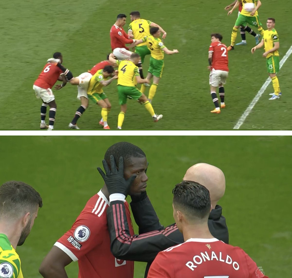 bukanbujer's tweet photo. Diam di belakang menyiksa De Gea. Bergerak maju mengkungfu Pogba.
Maguire Masterclass 😎👊 https://t.co/ZJ1g79ooXt