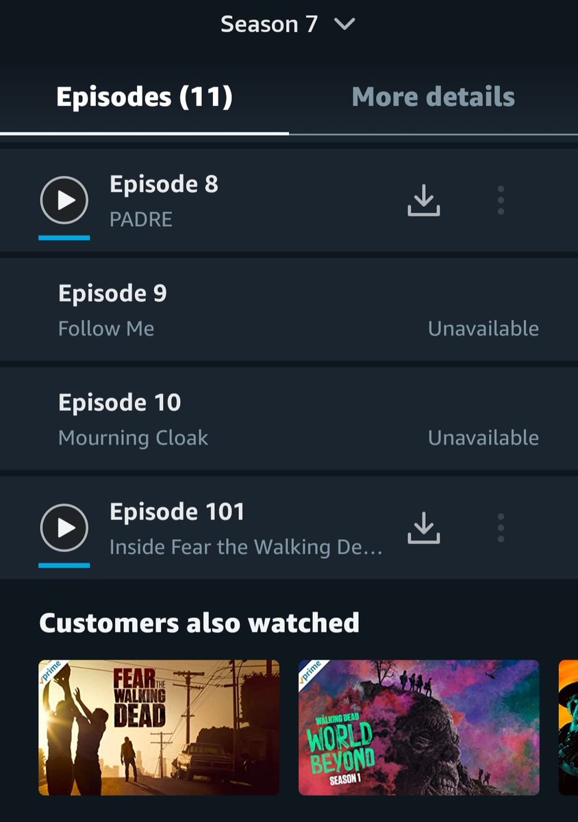 ChrisAsh77's tweet photo. @AMCPlus I'm sure this is a Canadian 🇨🇦 problem, but remind me what I'm paying for? @FearTWD https://t.co/gOFEr5nZPT
