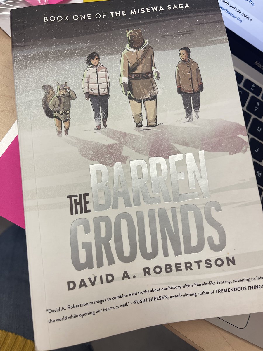 My students LOVED The Barren Grounds by <a href="/DaveAlexRoberts/">David A. Robertson</a>. This amazing story taught us so much and it opened the door for important  conversations about Indigenous issues, truth and reconciliation. Next up… The Great Bear! <a href="/EastLakeRVS/">East Lake School</a> #rvsed