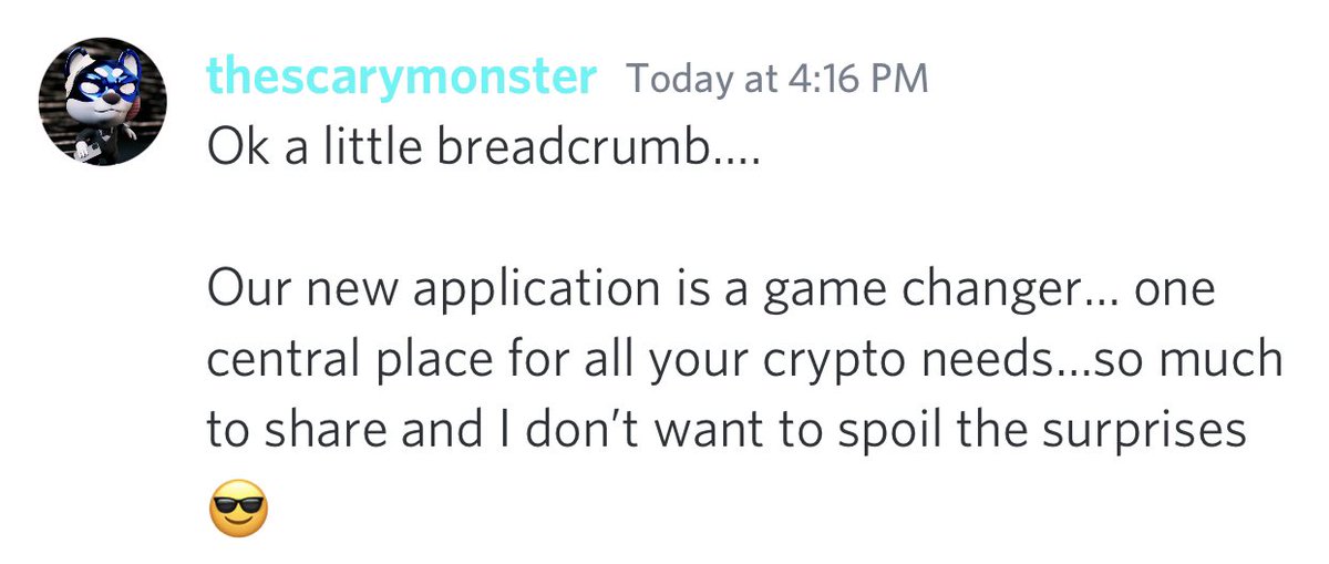 ZinuNews's tweet photo. JUST IN: @ZinuToken Co-Founder, Scary Monster has just said the Team is working on a new application that will be a game changer and will be a central place for all your crypto needs. 
#ZINU #ZinuNews #CryptoNews https://t.co/OzFpbh2IZ9