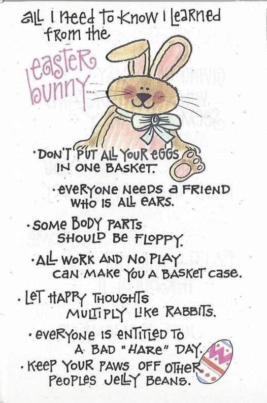 Nell496's tweet photo. #EasterWisdom 😊 https://t.co/pEoc8UYMOV