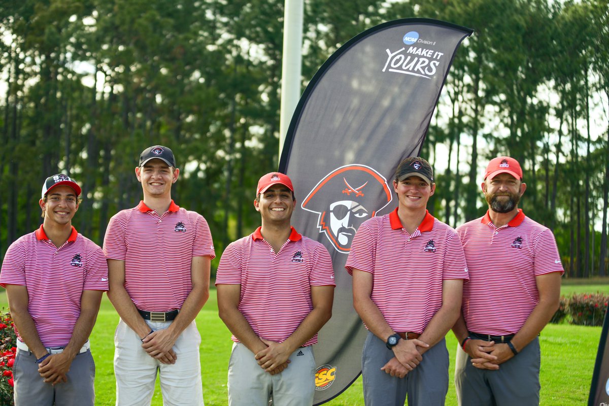 FOURTH PLACE!!! We post our second-highest finish in <a href="/GulfSouth/">Gulf South Conference</a> Championships history with a +17 881. ⚡️TCB⚡️ 

📊 <a href="/j_shuskey1/">Jonathan Shuskey</a> 12th +2 
      <a href="/BoqueteBenja/">Benja Boquete</a> T20 +6
      <a href="/maybee_67/">Daniel Maybee</a> T20 +6
      <a href="/Daniel_Montes97/">Daniel</a> T32 +11 
      <a href="/cbopp16/">Caleb Bopp</a> 50 (2 round 147)