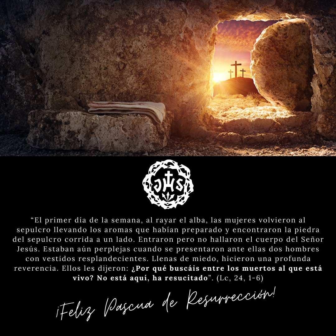 jhsleon's tweet photo. ¿Por qué buscáis entre los muertos al que está vivo? No está aquí, ha resucitado.

¡Feliz Pascua de Resurrección!

#SomosNazarenos 

(Nuestro recuerdo a Dani y cariño a sus familiares y amigos)

@IglesiaEnLeon @SSantaLeon @AyS_Leon @MINERVA_Y_VCRUZ @HSM_Leon https://t.co/4qhQw4la1T