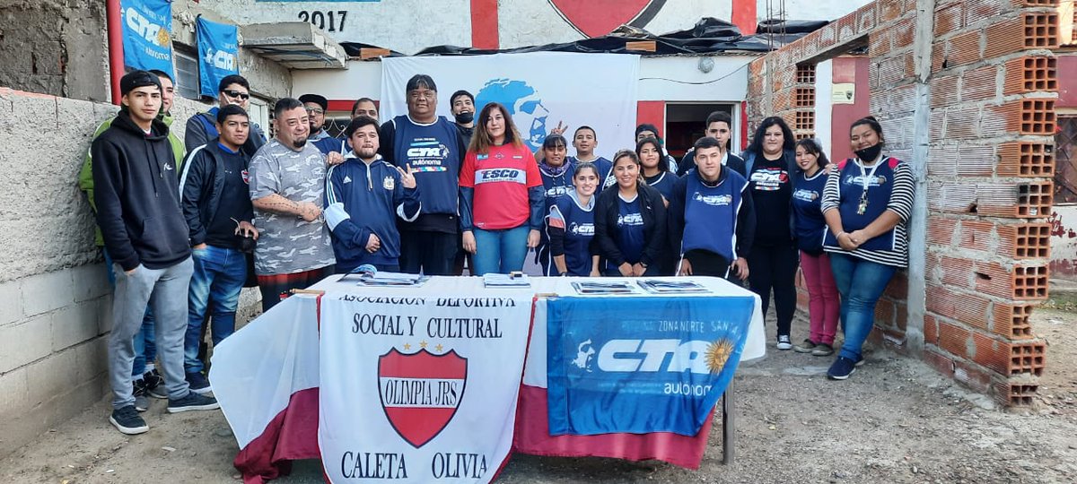 NataliaGarzn1's tweet photo. La historia la empiezan a escribir los de abajo .
🔥 El Club de Fútbol Olimpia Jrs -se sumó a la CTA-A Reg. Zona Norte .
La Central que Crece en Santa Cruz. https://t.co/gEZBeyPjqT