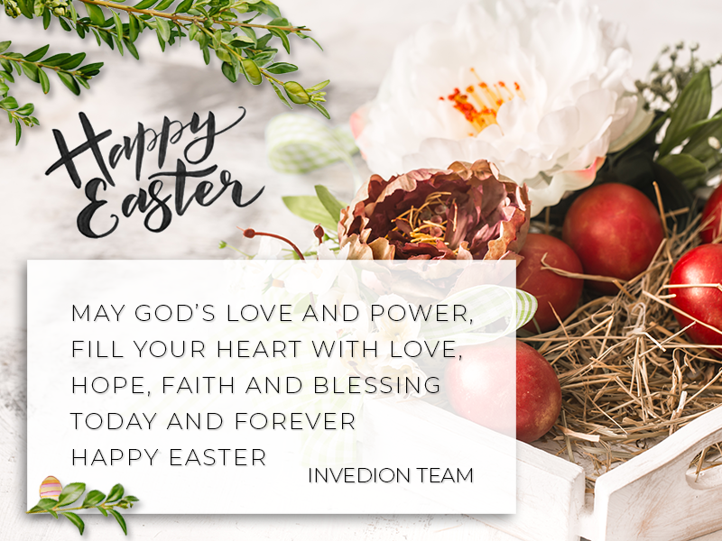 INVEDION's tweet photo. May God’s love and power,
fill your heart with love,
hope, faith and blessing
today and forever
Happy Easter
Invedion Team 😊

#Easter #ŻyczeniaWielkanocne #Wielkanoc #Wielkanoc2022 #EasterWishes #JezusChrystus #JesusChrist #Zmartwychwstanie #God #Blessing #Błogosławieństwo #Love https://t.co/IDTRpCNInX