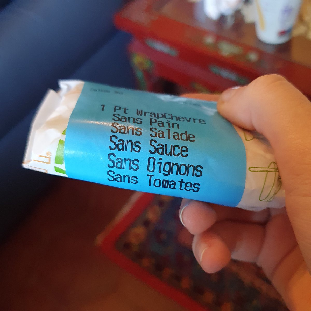 wrap chèvre mais c'est du chèvre