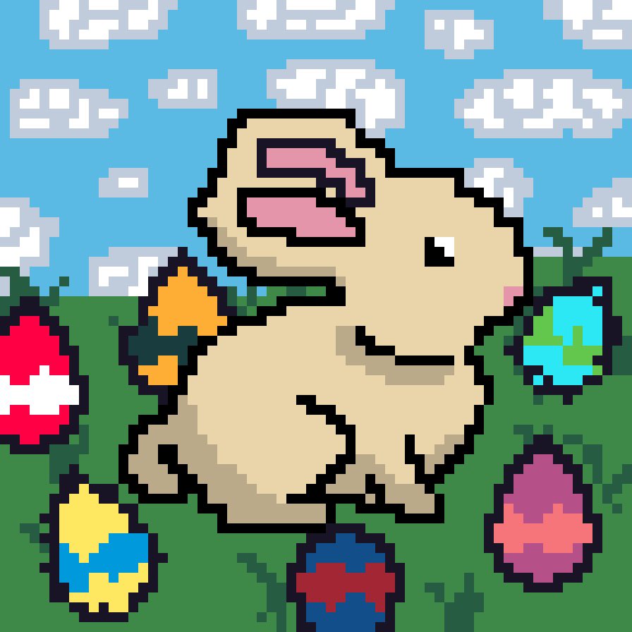 Tis the season! 🐇🥚

What came first, the bunny or the egg? Wait, bunnies don’t lay eggs… So both?

#pixelart #pixel_dailies #gamedev
