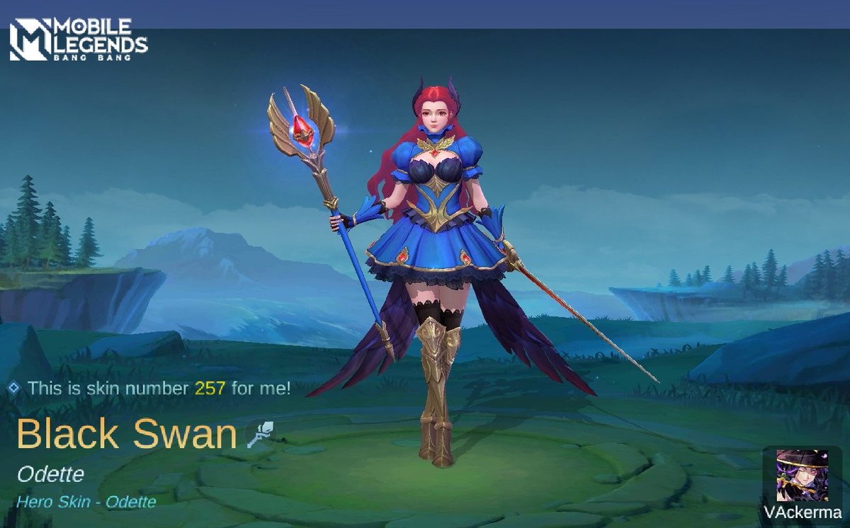 avaakids's tweet photo. I just obtained a new skin Black Swan in Mobile Legends: Bang Bang! Let's face off against the world's best MOBA players together! 
https://t.co/SOvnTzTvaw https://t.co/PxYJXc2AD1