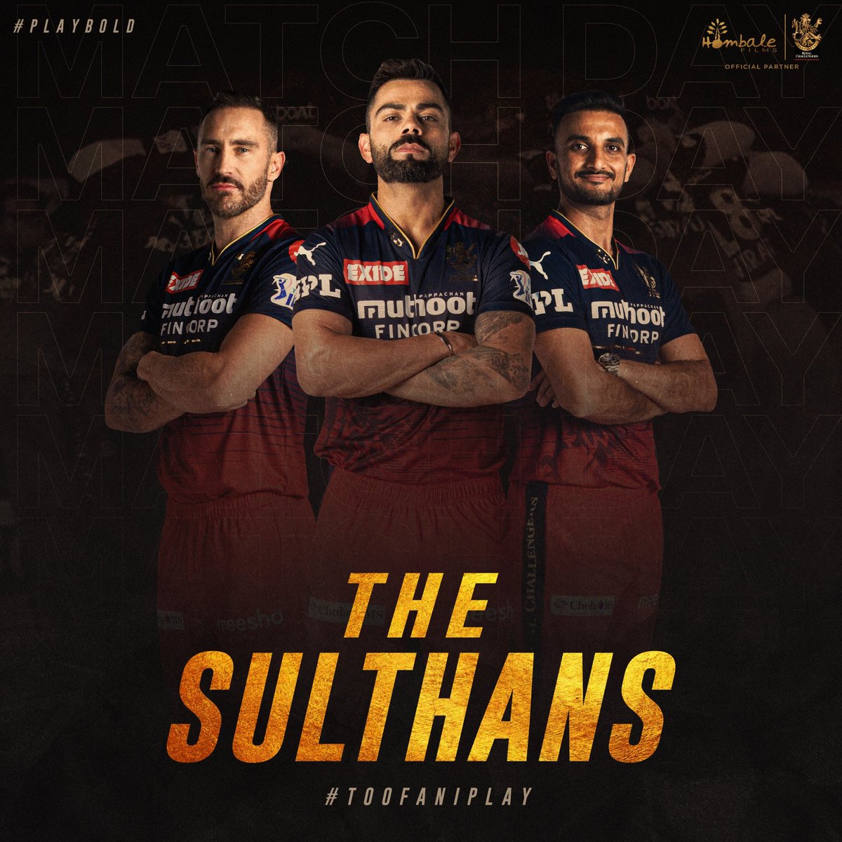 gowrav_m_b's tweet photo. Time for some Monster hits, killer shots and stellar performance tonight @RCBtweets 💥
#ನಮ್ಮHombale #ನಮ್ಮRCB @VKiragandur @ChaluveG @hombalefilms #RCBxHombale #PlayBold #ToofaniPlay #KGFChapter2 https://t.co/qgJJj75iHt