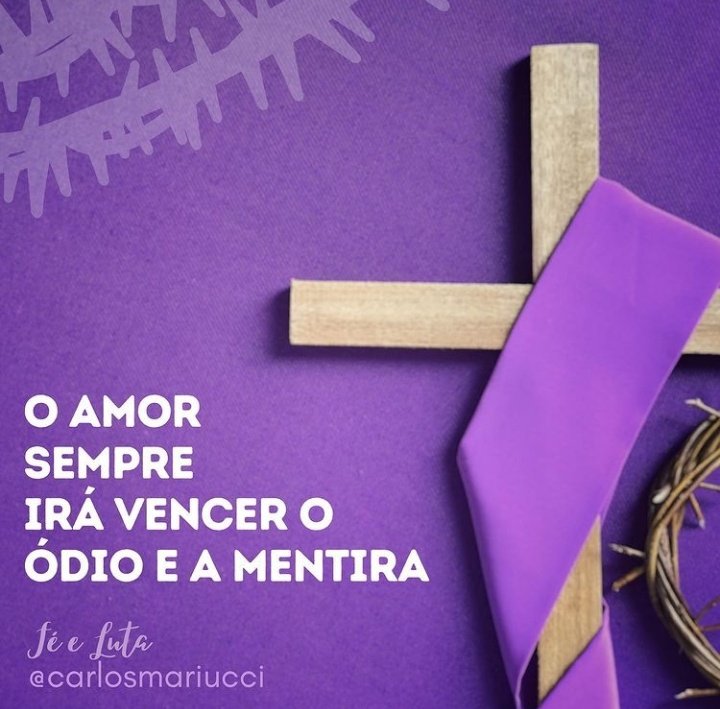 carlosmariucci's tweet photo. A VITÓRIA DE CRISTO É A VITÓRIA DO AMOR E DO PERDÃO. 

Sabemos que Jesus sofreu na cruz por conta do pecado da humanidade, que em sua época foi materializado no conluio entre os poderosos que insuflaram o povo a considerar o Filho de Deus um subversivo blasfemador. + https://t.co/xA0uKxENeA