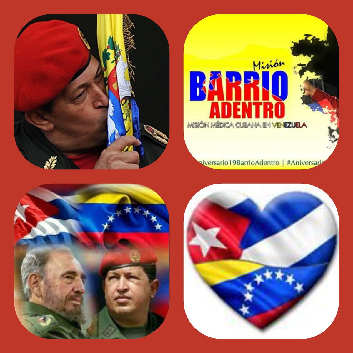 Buenas tardes Venezuela y 🌎 #XIXAniversario de la creación de #MisiónBarrioAdentro que mejor regalo que hacer un inventario de c/CDI y Consultorio y reactivar con más fuerza esta hermosa misión. <a href="/NicolasMaduro/">Nicolás Maduro</a> <a href="/MinSaludVE/">MPPSalud</a> <a href="/MagaGutierrezV/">Magaly Gutiérrez Viña</a> #AbrilDeLealtadChavista
