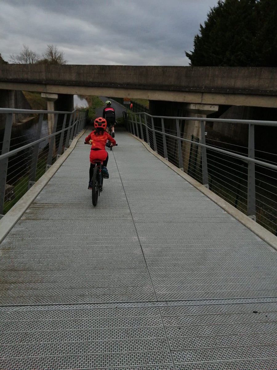 GwenDempseyT's tweet photo. Huge thanks to Seán and his dad Eddie Whelehan who cycled the 40km from Moyvally to Blanchardstown today to raise funds for @trocaire Your support will help achieve a better tomorrow for all. https://t.co/MOzeOyl1qq