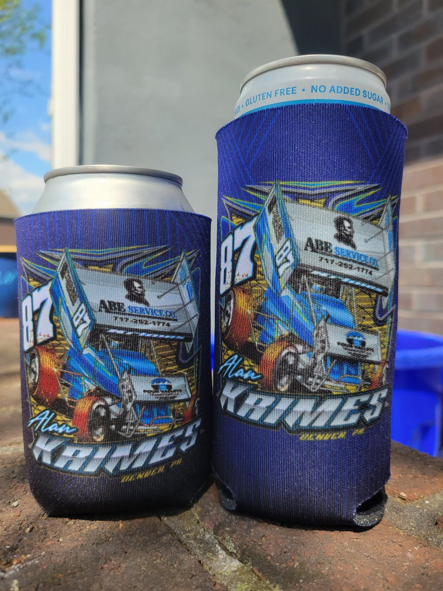 ak87hegone's tweet photo. NEW Regular and Tall Slim Koozies will be available @lincolnspeedway today in t-shirt alley thru the end of hot laps! $5 https://t.co/xEPU5E2RQH