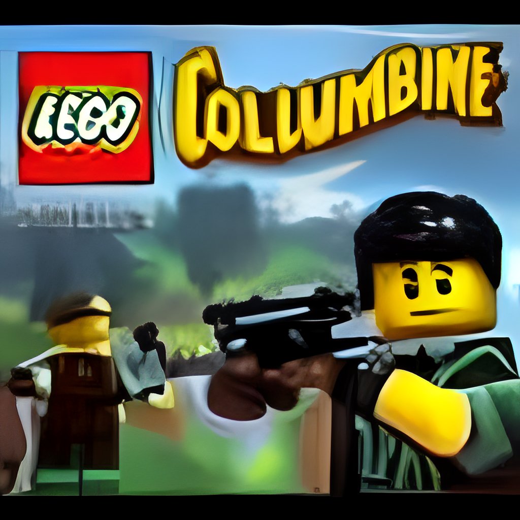 itwillblend's tweet image. #neuralblender Rhea Blend &quot;Lego columbine&quot;
