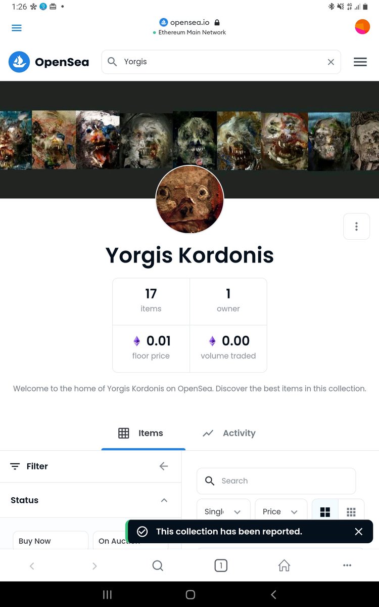hamo_adventure's tweet photo. @KordonisNFT @opensea Already for 2 fake accounts https://t.co/6ufVFgBZA8