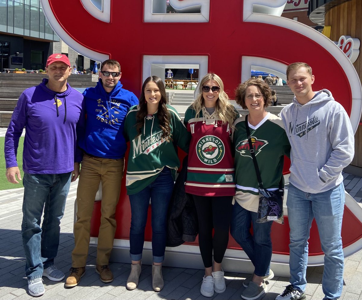 Lars_bryan's tweet photo. A great day at the ⁦@mnwild⁩ game with the family.. https://t.co/0RiQh7fFWH