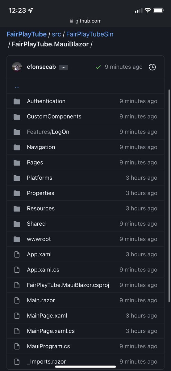 efonsecabcr's tweet photo. The main branch of FairPlayTube now has the initial bits of the MAUI Blazor app on RC1.
@jfversluis thanks for all of hard work of the team and the videos.
https://t.co/uKxJ90H2HR
#dotnetmaui #Blazor #dotnet #dotNETLovesMe https://t.co/25t7wzos4j