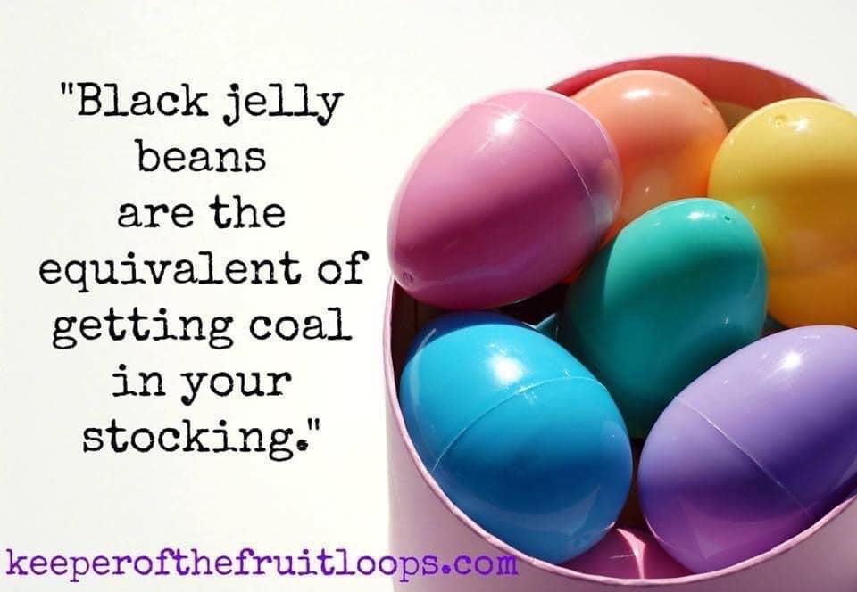 ameliabennetts's tweet photo. Seriously!!!! Do you agree???? ๐คข and Peeps are gross toooooo #easter #eastercandy #blackjellybeans #eeew #PEEPS are gross https://t.co/hWQsPTI8lS