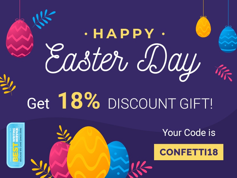 BestWritingAE's tweet photo. Have a colorful EASTER! We offer an 18% discount on your order! Just use code CONFETTI18
https://t.co/Rw3vz5NxtD
#holiady #writinghelp #discount #bestwritingservice https://t.co/0mCAV8UpxB