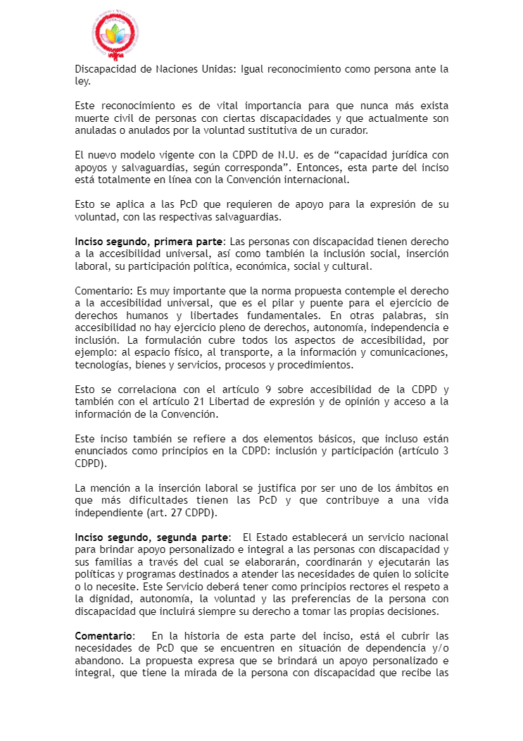 Cimunidis1's tweet photo. La Norma propuesta contiene elementos claves para las PcD y el ejercicio de sus derechos diversificados. Se utiliza una fórmula compactada o sumaria, ya que esta norma va a convivir con otras en relación a distintos sectores históricamente marginados. https://t.co/3I6sKiXWpK