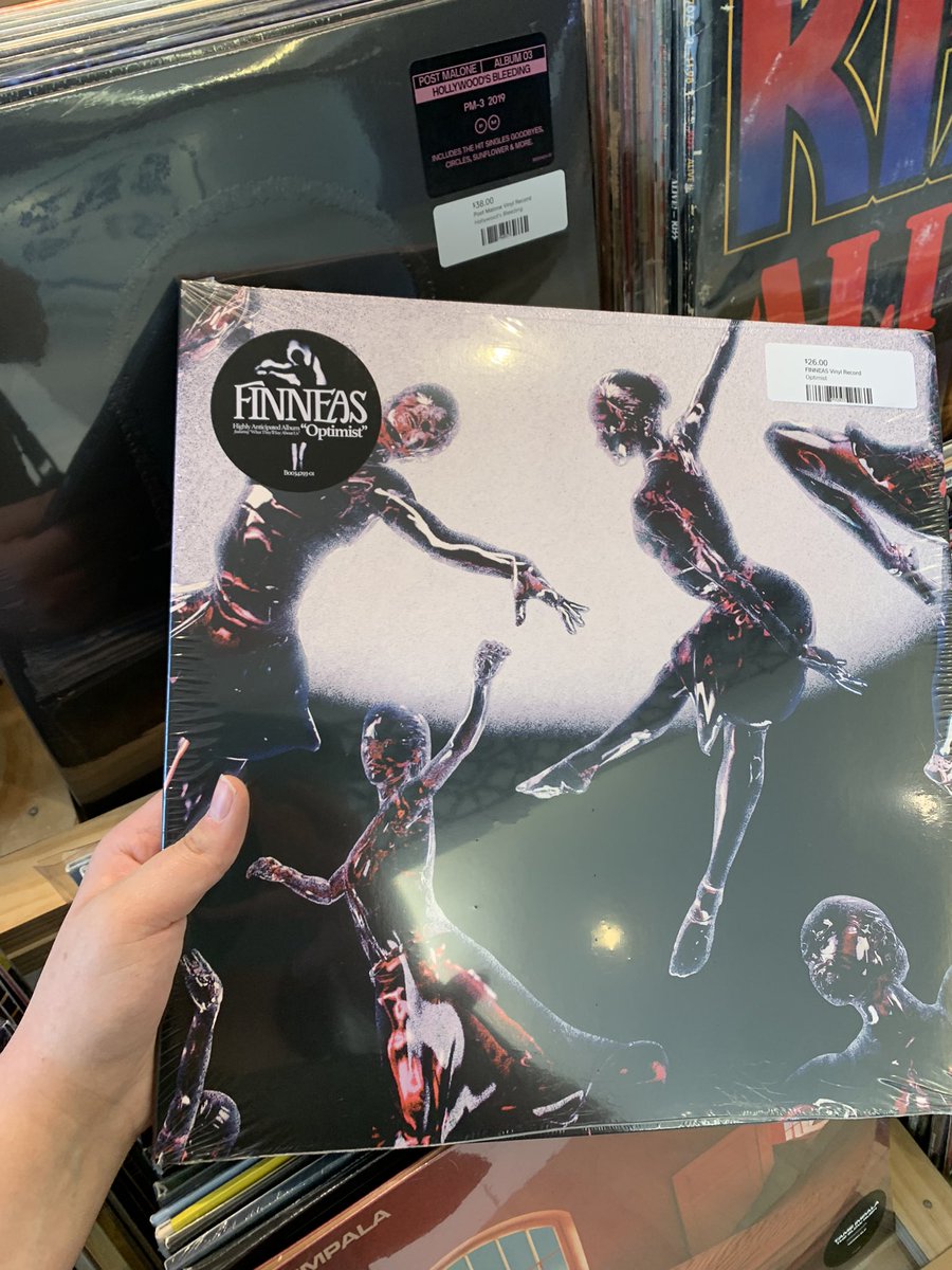 alexarxse's tweet photo. Found this gem at the vinyl store today hehe @finneas https://t.co/AACVLYAW7h