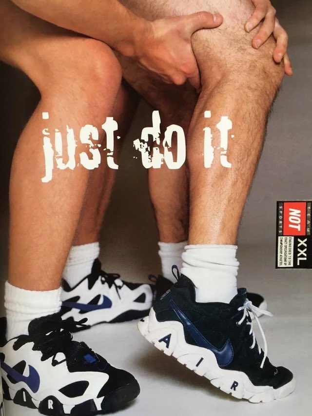 fashionfaguette's tweet photo. Nike Ad for XY Magazine, 1990’s https://t.co/zivYMReZ0s