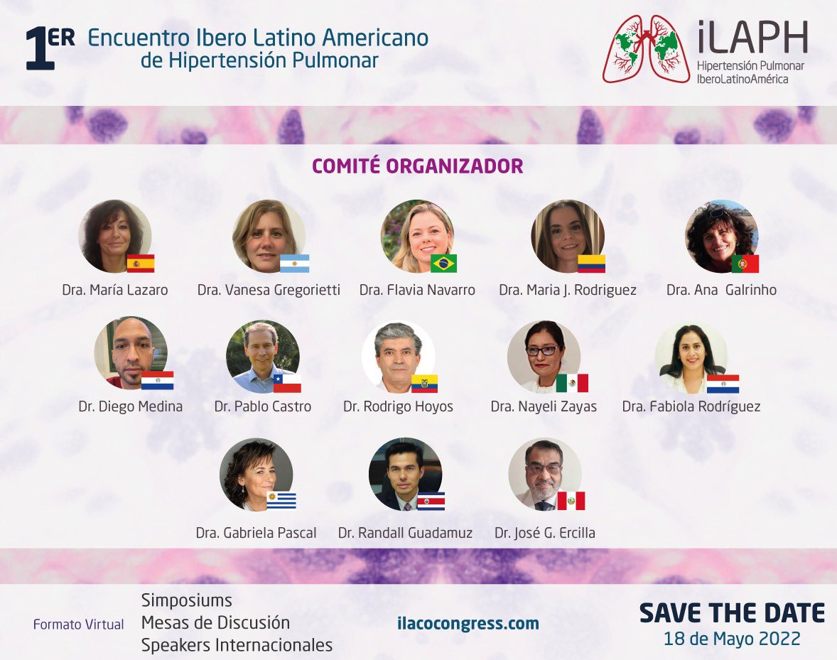 No te pierdas el 1er Encuentro Ibero Latino Americano de Hipertensión Pulmonar este próximo 18 de Mayo