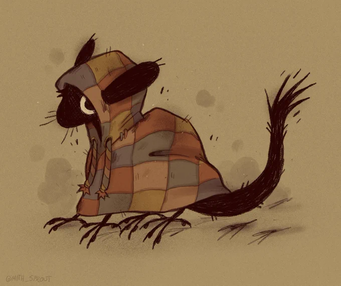 Soot dragon, they live in unused chimneys 