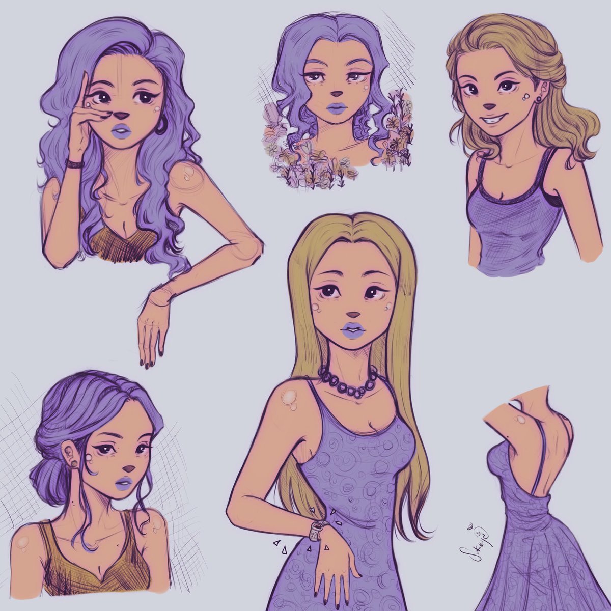 Madsukeyd's tweet photo. Some sketches

#art #sketches #digitalart #Procreate #girls #drawing https://t.co/PxaNVbj4HU