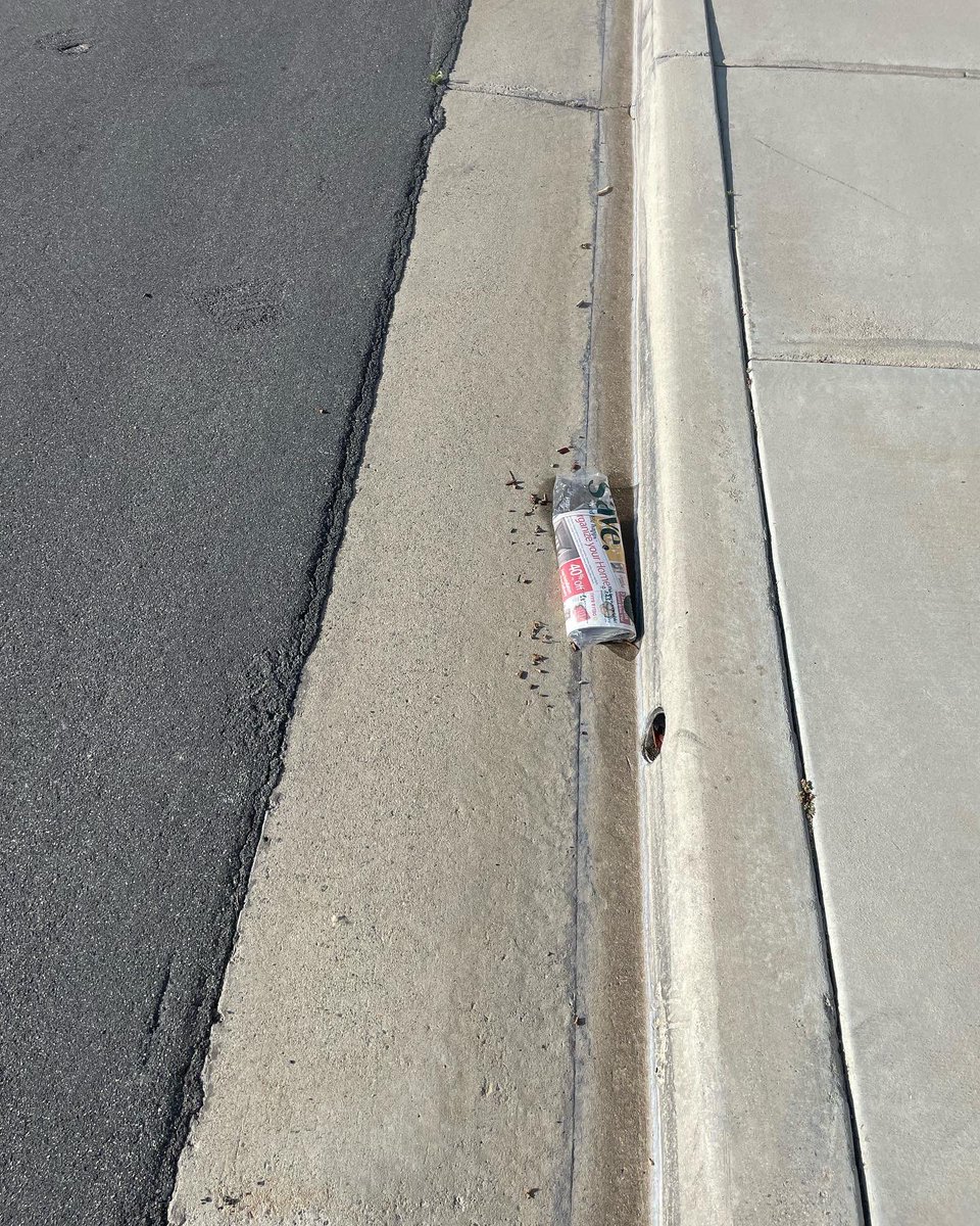 JDrift's tweet photo. @SaveDotCom your newspapers are costing us to clean my neighborhood so where is the savings #litterbugs https://t.co/WAV8q3gIdb