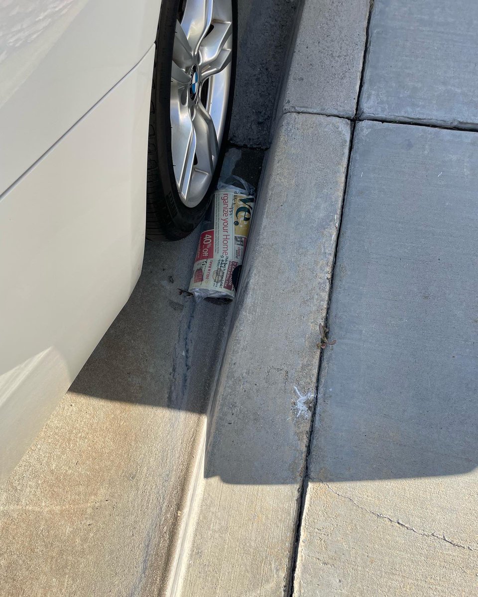 JDrift's tweet photo. @SaveDotCom your newspapers are costing us to clean my neighborhood so where is the savings #litterbugs https://t.co/WAV8q3gIdb