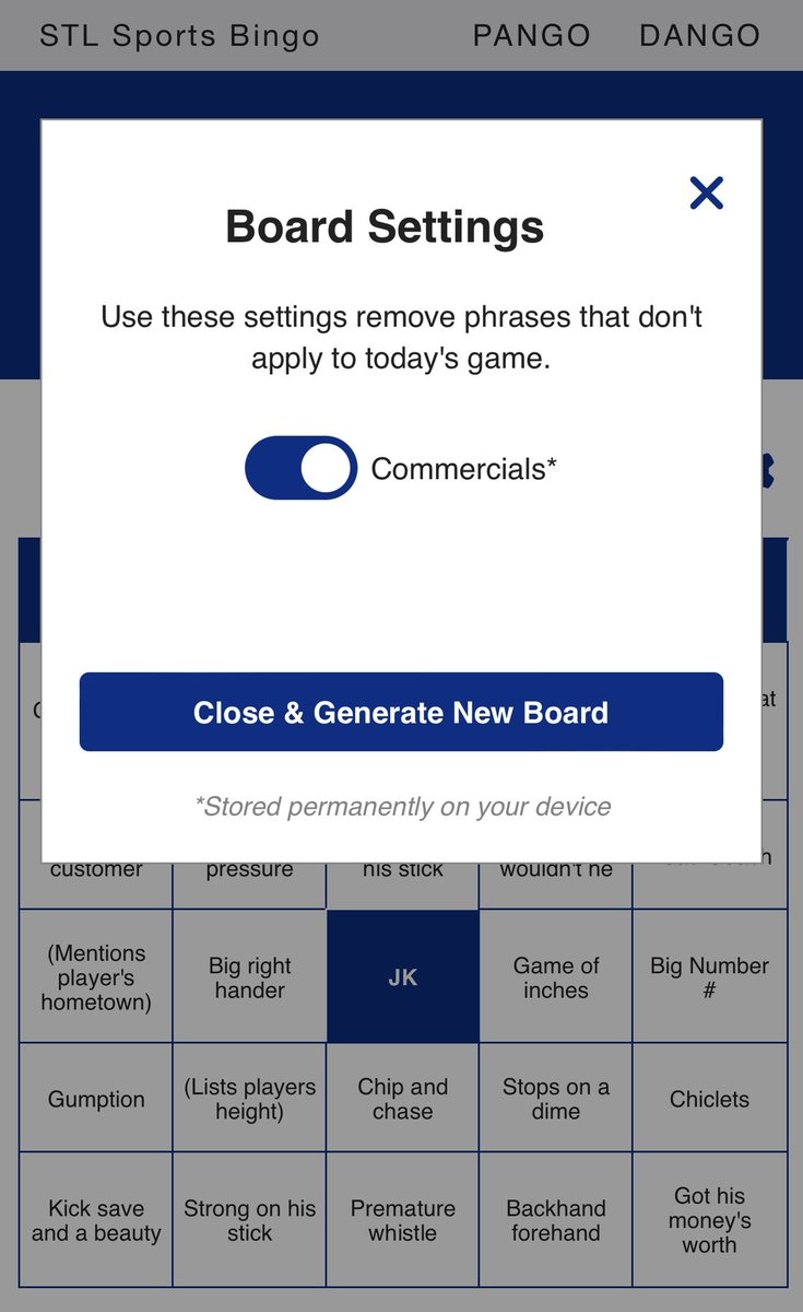 pangobingo's tweet photo. Oooh we made it even better! Users now have the capability to filter out phrases that don’t apply via the new settings pane! Have a feature recommendation? Let us know!
#pango #panger #pangobingo https://t.co/AKP98aOSDC
