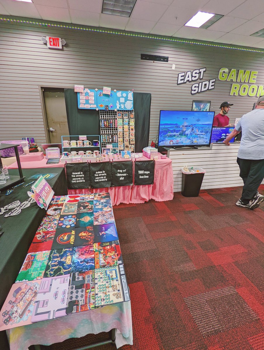 maiden_machine's tweet photo. Come down to @eastsidegamesct today and say hi! I'll be here until 7pm today!
.
.
.
#smallbusiness #gamer #otaku #weeb #ctsmallbusinessowner #gaminglounge #supportsmallbusiness #fyp #fypシ #supportoneanother #lgbtqsmallbusiness https://t.co/46RJgtSxsS