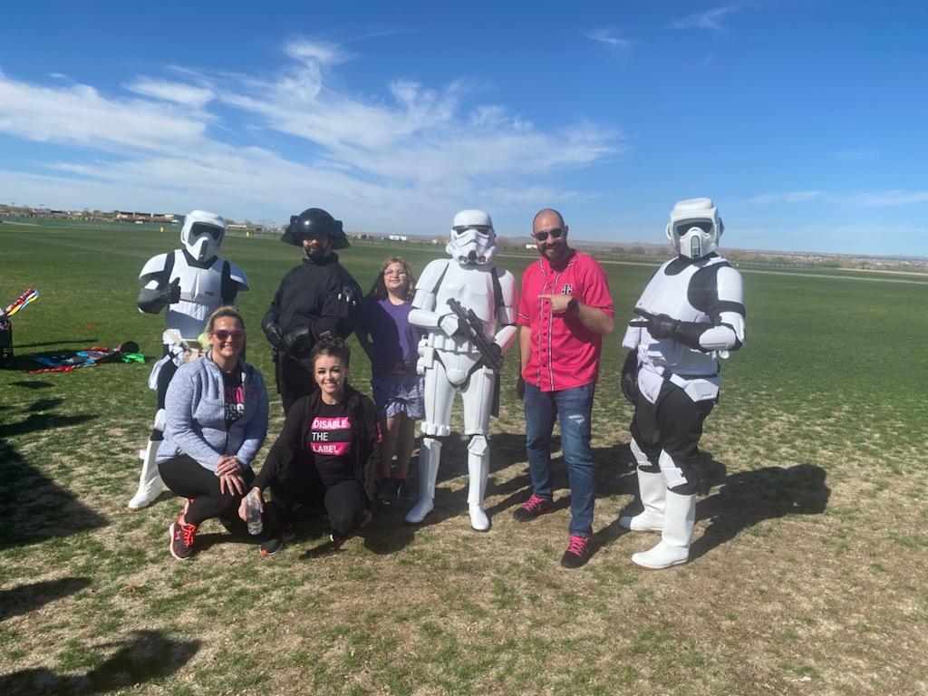 Jessicawynn20's tweet photo. @JKalena123 @JGarrett505  @IgorTodorovic84 Great Saturday spending time volunteering  for #NewMexicoAutismSociety #EllenReavisWalk. #ACT #BeYou #Disablethelabel ♡ https://t.co/U9qldtdTfw
