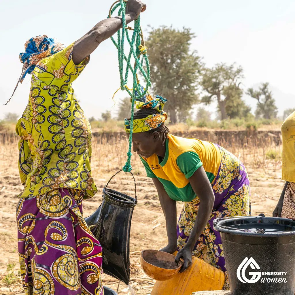 GenerosityGloba's tweet photo. The task of fetching water is already an extremely strenuous one, a responsibility every woman & young girl has in villages in rural Africa. The #GenerosityWomen's Center in Kenya provides a safe haven to rest, recharge, learn, and spend time with peers.
#wearegenerosityglobal https://t.co/9PH4FnCdLZ