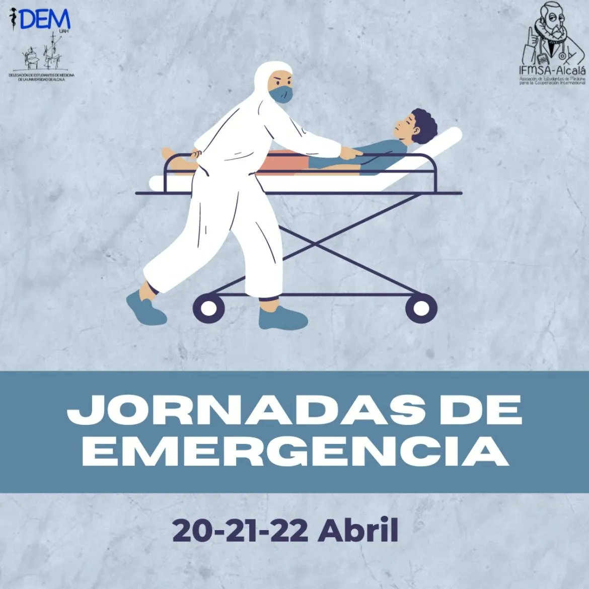 demuah's tweet photo. La delegación de estudiantes en colaboración con @IFMSAUAH hemos organizado unas JORNADAS DE EMERGENCIA 🚨, abiertas a todos los estudiantes.

Todas las actividades serán a las 18:00 🕕 en la facultad. 🏫

Os esperamos!🥰 https://t.co/V44wnw1Tl1