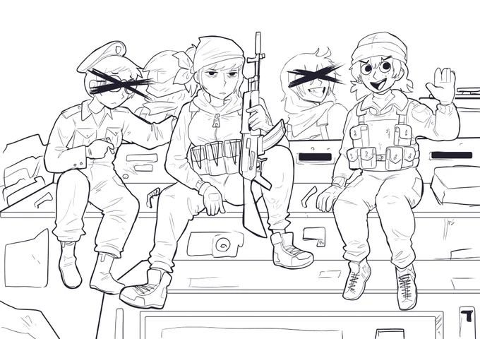 WIP younger Lishna and Mikhail when they were in Chechnya 